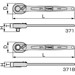 1/2" (12.7MM) Ratchet Handle  (20 Gears)