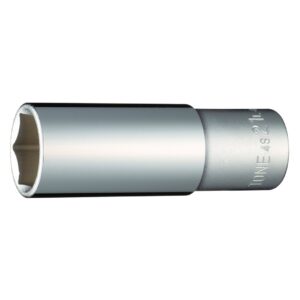 1/2(12.7)sq. Hex 21mm White LONG 6 pt socket