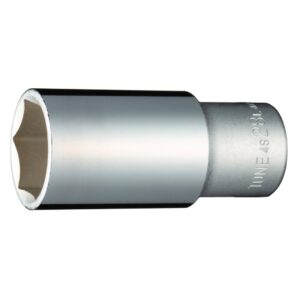 1/2(12.7)sq. Hex 28mm White LONG 6 pt socket